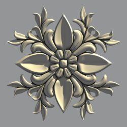 Розетка декоративная цветок