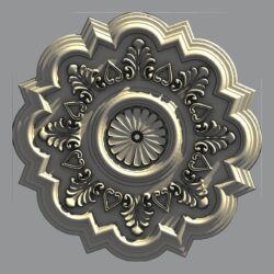 Розетка резная