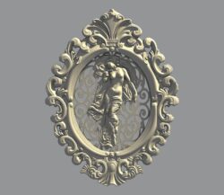 Дева в рамке