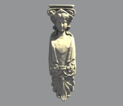 Гипсовая кариатида