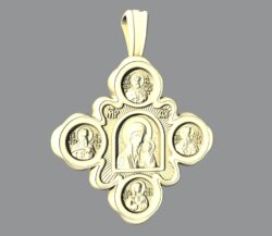 крест подвеска
