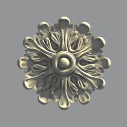 Розетка круглая многолепестковая