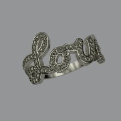 кольцо love